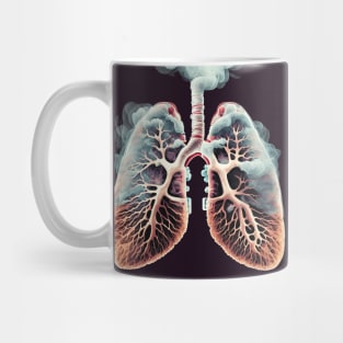 AI - Smoking lungs Mug